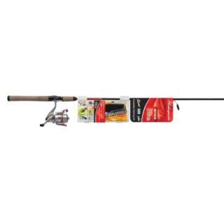 Shakespeare Catch More Fish Bass Spin Combo   Silver/ Black (66 
