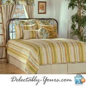   Stripe Bedding 4 Pc King Comforter or Duvet Set