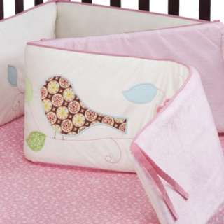 MIGI Pink Love Bird Crib Bumper.Opens in a new window