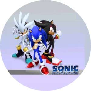 Sonic the Hedgehog   Edible Cupcake PhotoCake 12Toppers  