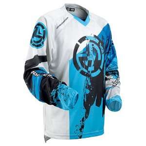   Racing M1 Adult Dirt Bike Motorcycle Jersey   Blue / Small Automotive