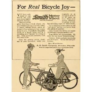   Detachable Motor Wheel Bicycle   Original Print Ad