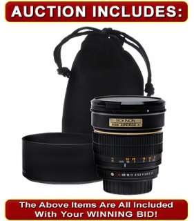 Rokinon 85mm f/1.4 F1.4 Lens Pentax Digital SLR Camera 084438159554 