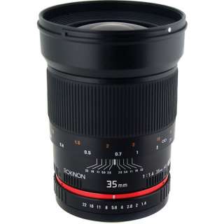 Rokinon 35mm f/1.4 Wide Angle US UMC Aspherical Lens for Canon New 