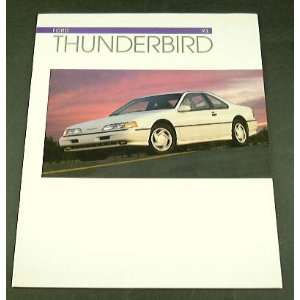  1993 93 Ford THUNDERBIRD T Bird BROCHURE LX Super Coupe 