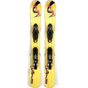 Summit Custom 110cm Skiboards Snowblades Short Skis Release Bindings 