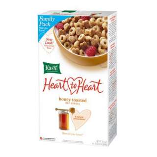 Kashi Heart To Heart Honey Toasted Oat Cereal Family Pack   21.5 oz 