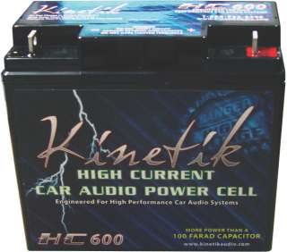 NEW KINETIK HC600B CAR AUDIO POWER CELL BATTERY 12V HIGH ( KHC600B 