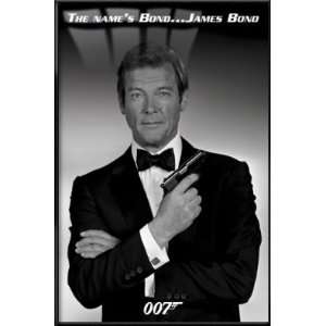  James Bond   Framed Show Poster (The Name Is Bond   Roger 