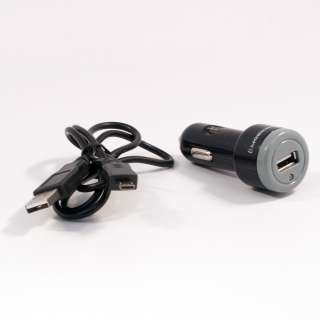 MICRO USB CAR CHARGER + DATA SYNC CABLE FOR LG Shine 2  