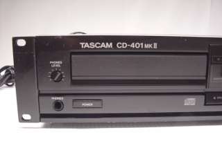 Tascam CD 401 MKII Professional CD Player Deck  