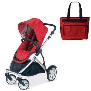  Britax BSTRREDBAG B Ready Stroller   Red with a Red Diaper 