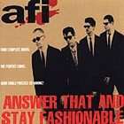 Answer That & Stay Fashionable by AFI (CD, May 2005, Nitro)  AFI (CD 