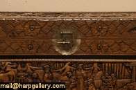 Carved Chinese Camphor Trunk or Chest, Coffee Table  