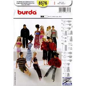    Burda Dolls Clothes Pattern By The Each Arts, Crafts & Sewing