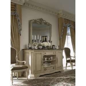  Stanley Furniture Serafina Toscana Wood and Metal Mirror 