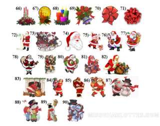 48 Christmas Gift Favor Round Labels 1.2  