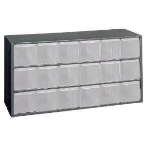   17018 18 Drawer Steel Parts Storage Hardware and Craft Cabinet, Grey