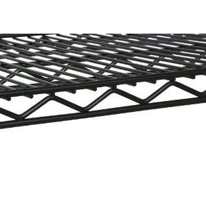   Precision   24 Deep x 60 Wide Individual Black Wire Shelf with clips