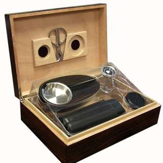 NEW~ ALL YOU WOULD NEED~ 60ct.CIGAR STARTERS HUMIDOR KIT ~ EVERYTHING 