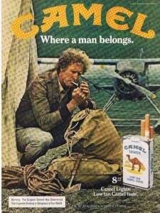 1982 Camel Cigarettes Where A Man Belongs Vintage Ad  