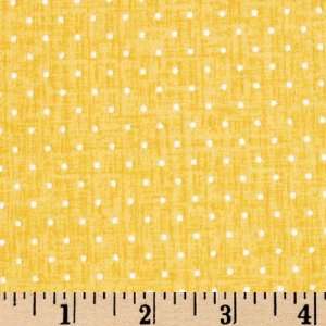  45 Wide Canopy Dots Yellow Fabric By The Yard Arts 