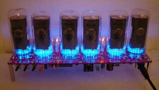 IN 18 Nixie Clock Kit. GPS Synchronisation option or DCF, MSF, WWVB 