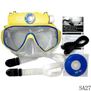 MP CMOS LCD Underwater Digital DV Camera Diving Mask LED Flash 