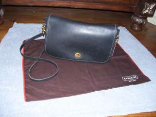 Vintage Coach Handbag Purse Messenger w/Dustcover EUC  