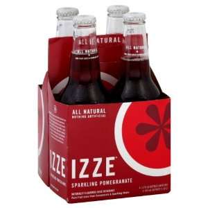  Izze Juice Beverage, Sparkling Pomegranate 4pk 12 Oz 