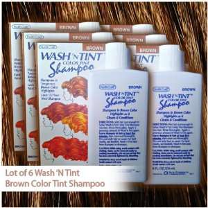  Nutra Care Wash N Tint   Brown Shampoo Color Tint Hair Dye 