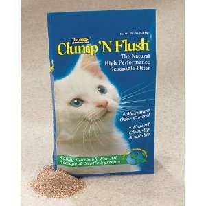  Clump N Flush Cat Litter 15 lbs