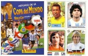 Panini WORLD CUP STORY Stickers. Complete Set + Album  