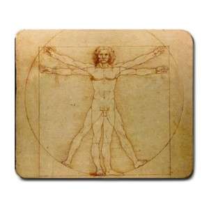 Leonardo Da Vinci Vitruvian Man Computer Mousepad  
