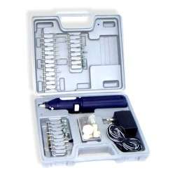 61pc Rotary Tool Kit 3.6V Cordless Grinder Hobby Tools  