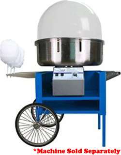 Blue Deep Well Cotton Candy Machine Cart, Paragon Floss Maker 