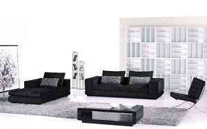 Modern furniture fabric sofa chaise lounge set couch  