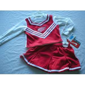   Red Wings Toddler Nike Cheerleader Skirt and Top