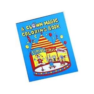  Coloring Book CLOWN Kids Magic Trick Toy Visual closeup 