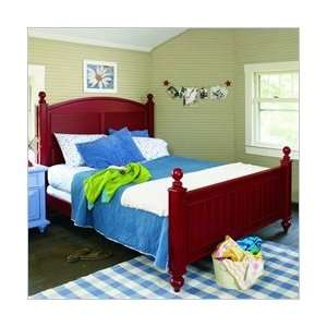 Chili Pepper Sand Thru Young America myHaven Queen Low Post Panel Bed