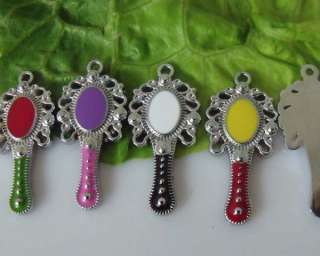 free ship 15pcs zinc alloy mix mirror pendants #3A30  