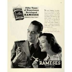 1945 Ad Rameses Cigarettes Stephano Brothers Tobacco Smoking Military 