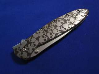 KERSHAW 1660 LEEK KNIFE CATACOMBS CUSTOM ENGRAVING USA NIB  