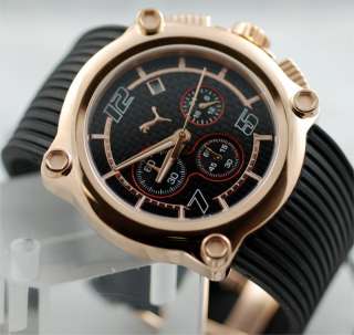 New Authentic PUMA Watch ROTOR Chronograph Rose Gold  