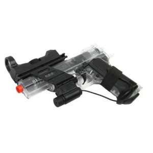  Colt 1911 Pistol with Sight/Laser Airsoft   Clear
