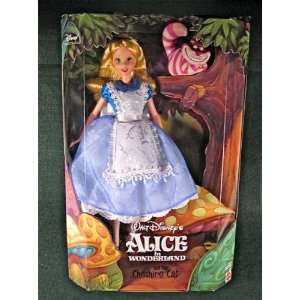   Alice in Wonderland Barbie Doll with Cheshire Cat Disney Collector