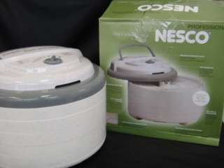 Nesco FD 75PR 700 Watt Food Dehydrator Hour Jerky Tray Fan Adjustable 