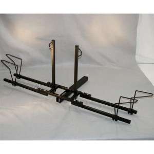 NEW 2 BICYCLE BIKE CARRIER RACK FITS 2 TRAILER HITCH A69  