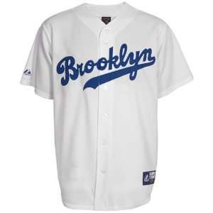  Brooklyn Dodgers Cooperstown Collection White Jersey 