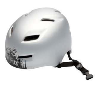 Fox Racing Transition Bike Helmet Silver, S/M  